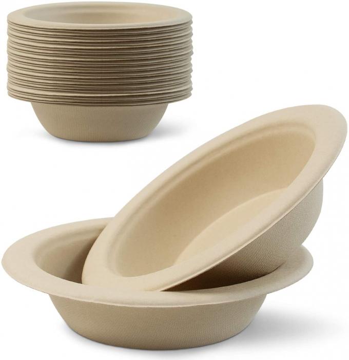 Microwave Round Biodegradable Take Away Box Disposable Gluten Free Eco ...
