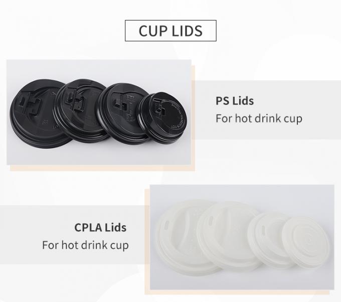 Custom Printed Biodegradable Paper Coffee Cups Disposable 6 Oz For Hot ...