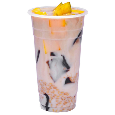 Cold Drink Take Away Blister Disposable Plastic Cup Clear For Fruit Milk Tea
