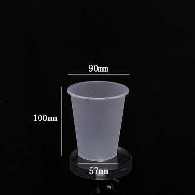 90 Caliber 360ml Outdoor Dull Polish Plastic Cups Transparent Frosted With Lids