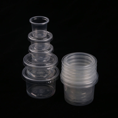 Lids Plastic Portion Cups Jello Shot Cups For Sampling Sauce Snack