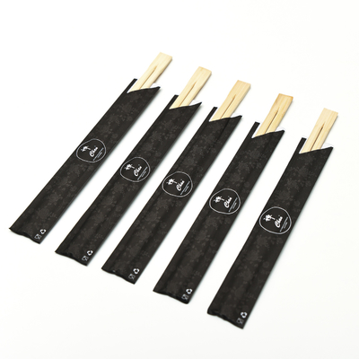 Customized Sushi Custom Logo Bamboo Chopsticks Individual Wrapping