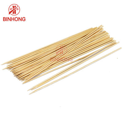 Round Grade A Thickness 2.5mm BBQ Bamboo Skewers