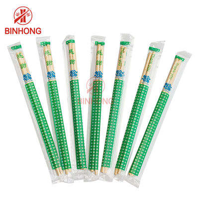 OPP Wrapped of Round Chopsticks，Wholesale Chinese Bamboo Round Chopstick High Quality