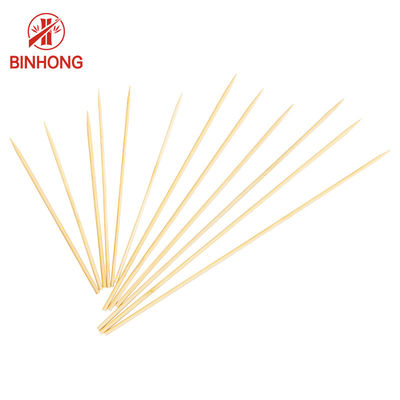 Eco Friendly Custom Logo 7cm BBQ Bamboo Sticks