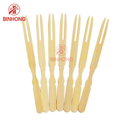 Disposable Moso Bamboo 9cm Fruit Skewer Sticks
