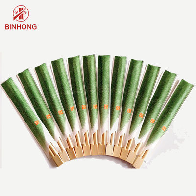 Japanese Disposable Round Bamboo Chopsticks Compostable Custom Logo 18cm