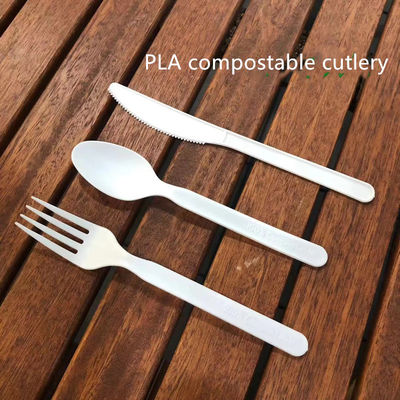Biodegradable CPLA Knife Spoon And Fork For Lunch