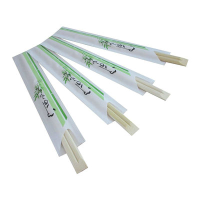 23cm Twins Disposable Bamboo Chopsticks Eco Friendly Material For Food Serving