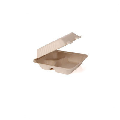 Sugarcane Bagasse Sushi Biodegradable Take Away Box Disposable For Restaurant