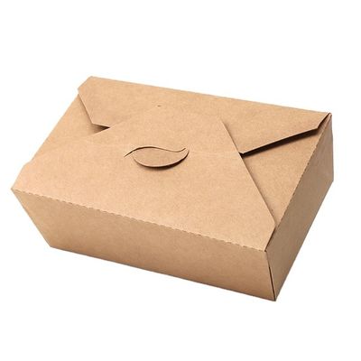 Disposable Takeaway Food Fruit Salad Fried Chicken Lunch Kraft Paper Box