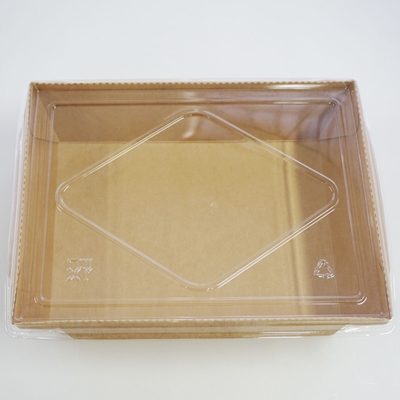 Chinese Take Away Packaging Folding Box Kraft Paper Food Container For Sushi And Rice