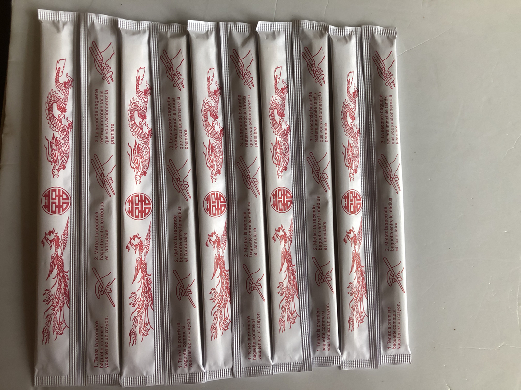 21CM -24CM TENSOGE Dispossiable Bamboo Chopsticks with full  paper wrapped  for Chinese Food