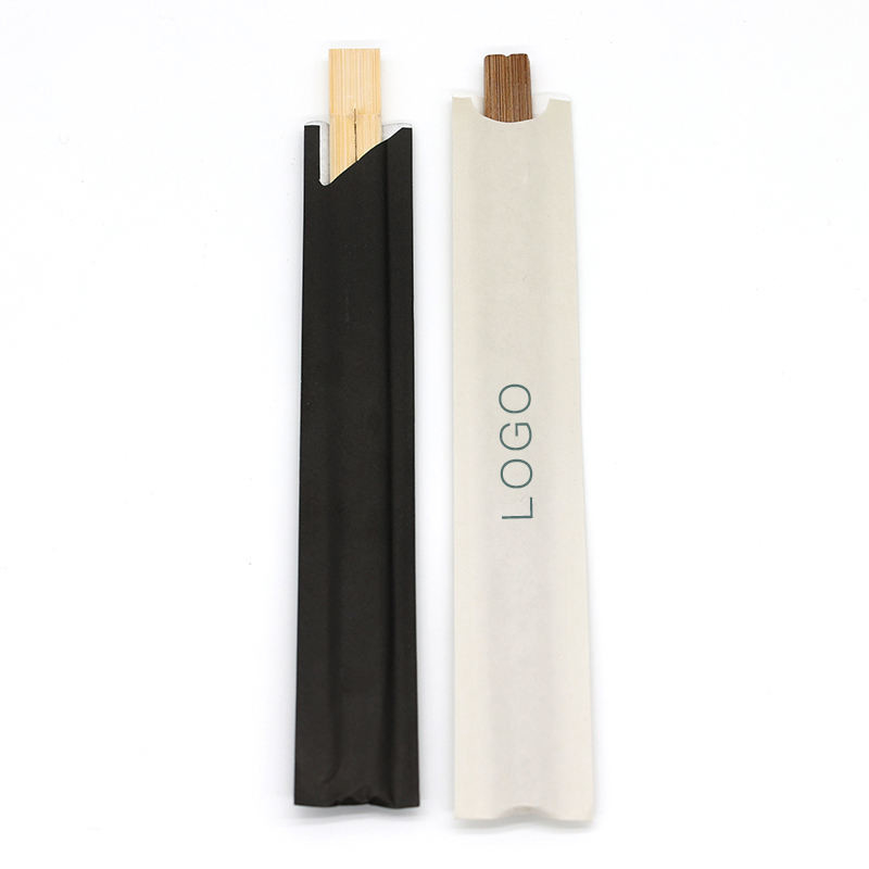 Natural Bamboo Disposable Chopsticks Custom Printed 23CM