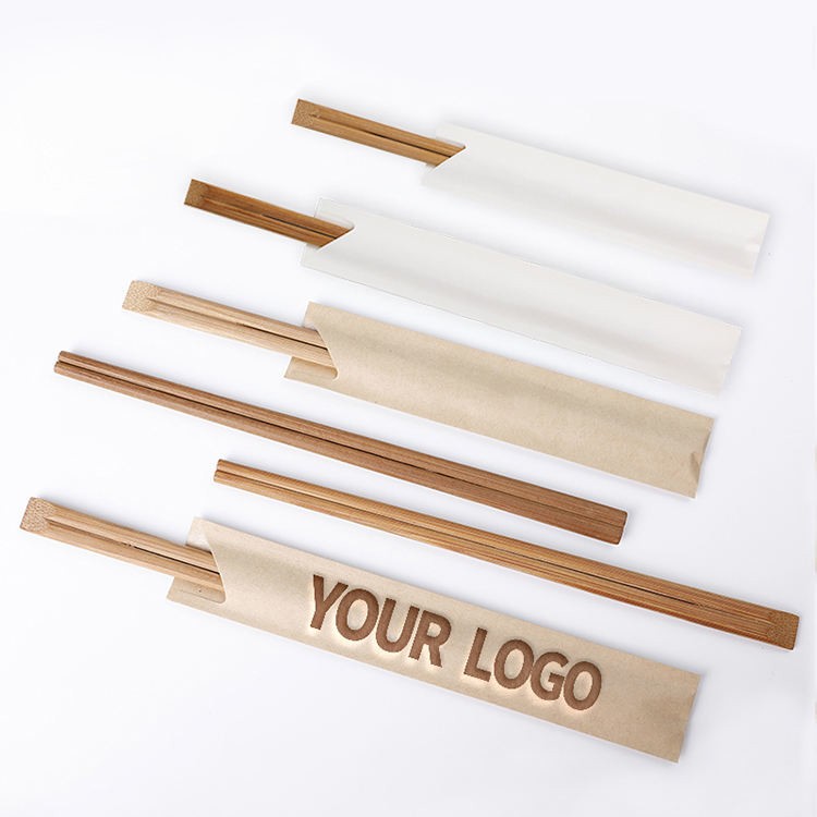 Custom Logo Chinese Disposable Bamboo Chopsticks For Wedding Sushi
