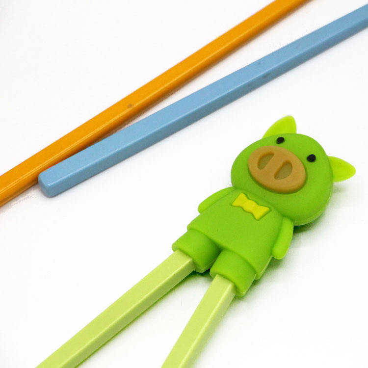 Silicone Pig Shaped Tableware Helper Chopsticks Holders Chopsticks Head For Kids