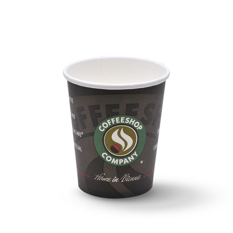 Disposable Single Wall Paper Cups Custom Printed