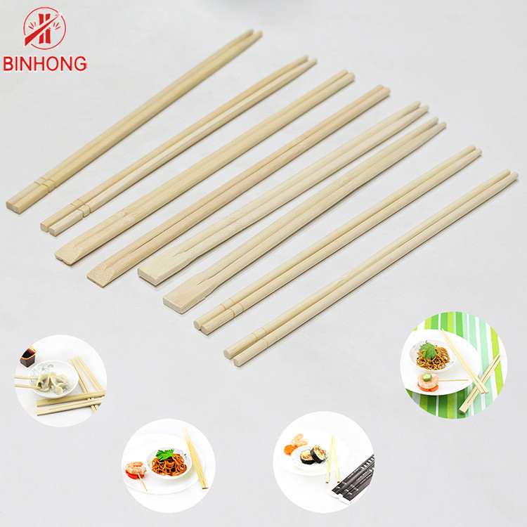 Customizing Printing Logo Natural Household Wooden Chopsticks Reused