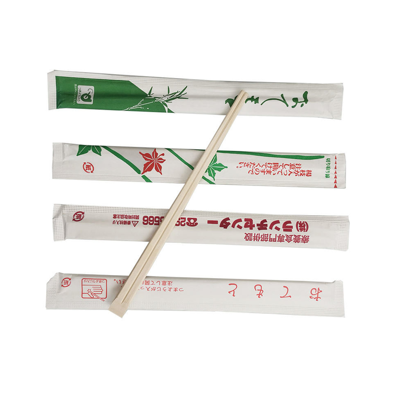 Restaurant Wooden Disposable Sushi Chopsticks Sustainable 20-23cm