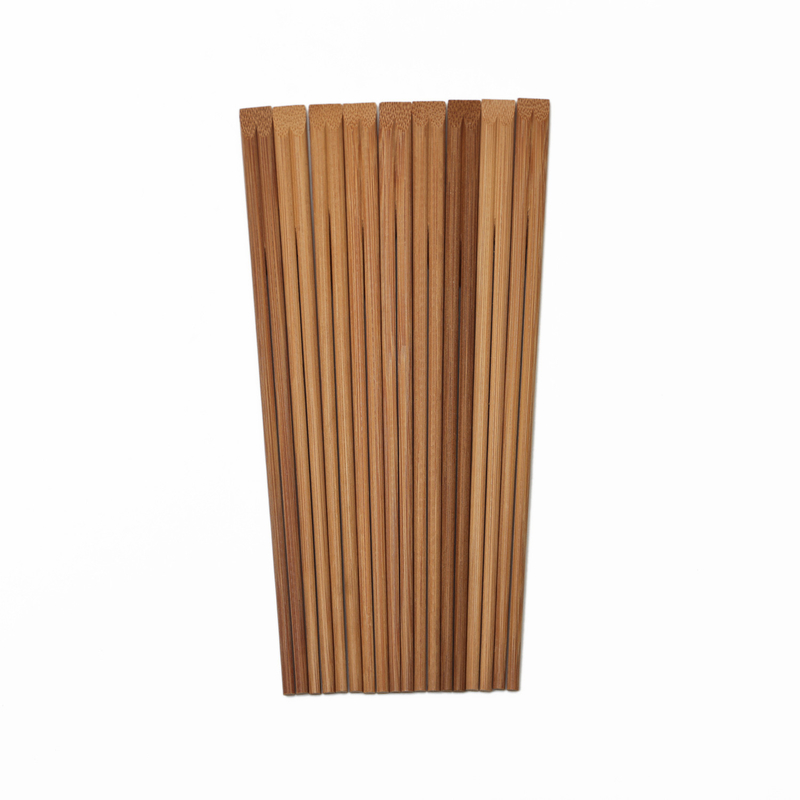 Brown Or Carbonized Color Bamboo Chopsticks 21cm/24cm 4.8mm-5.0mm