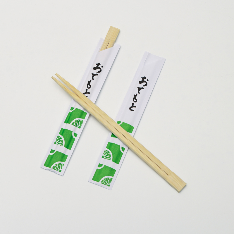 Tableware Household Bamboo Chopsticks Disposable Round Customized Paper Cover