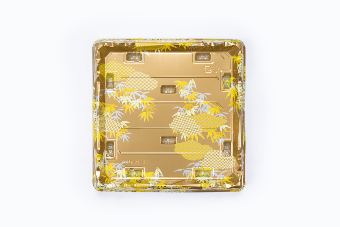 Sushi Trays With Lids For Takeout And Desserts Disposable Pet With Cover Pastry Box