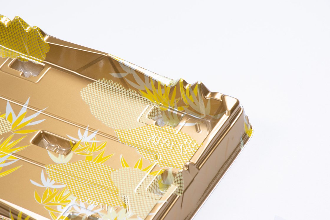 Sushi Trays With Lids For Takeout And Desserts Disposable Pet With Cover Pastry Box