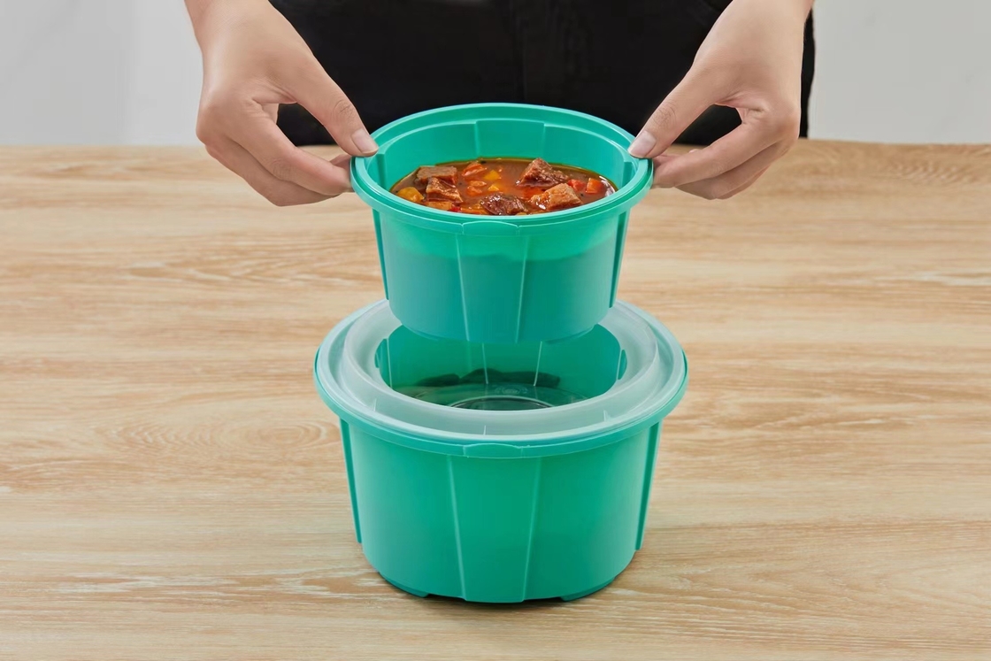 Wholesale 318-1288ml Disposable Pp Plastic Round Takeaway Soup Bowl Food Container With Lid