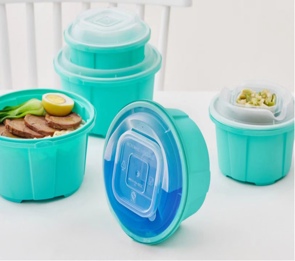 Wholesale 318-1288ml Disposable Pp Plastic Round Takeaway Soup Bowl Food Container With Lid