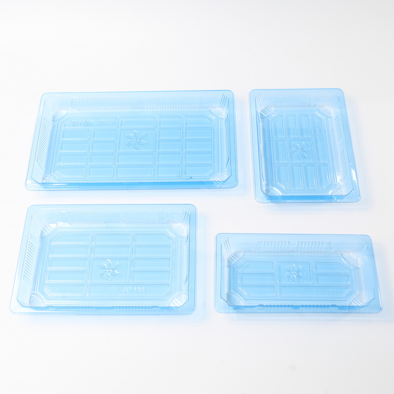 BH00-11 food container Takeaway Packaging Box Plastic For Good Food Plastic BLUE Disposable Sushi box