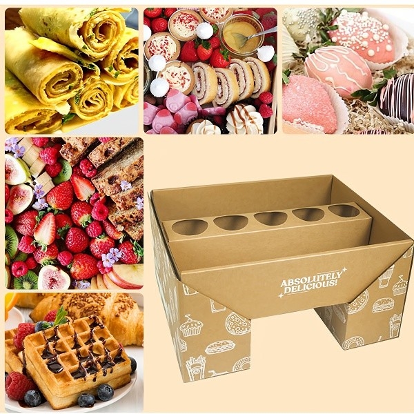Disposable Kraft Paper Food box ，Picnic boxt。 Take Away Box For Restaurant, Fast Food box