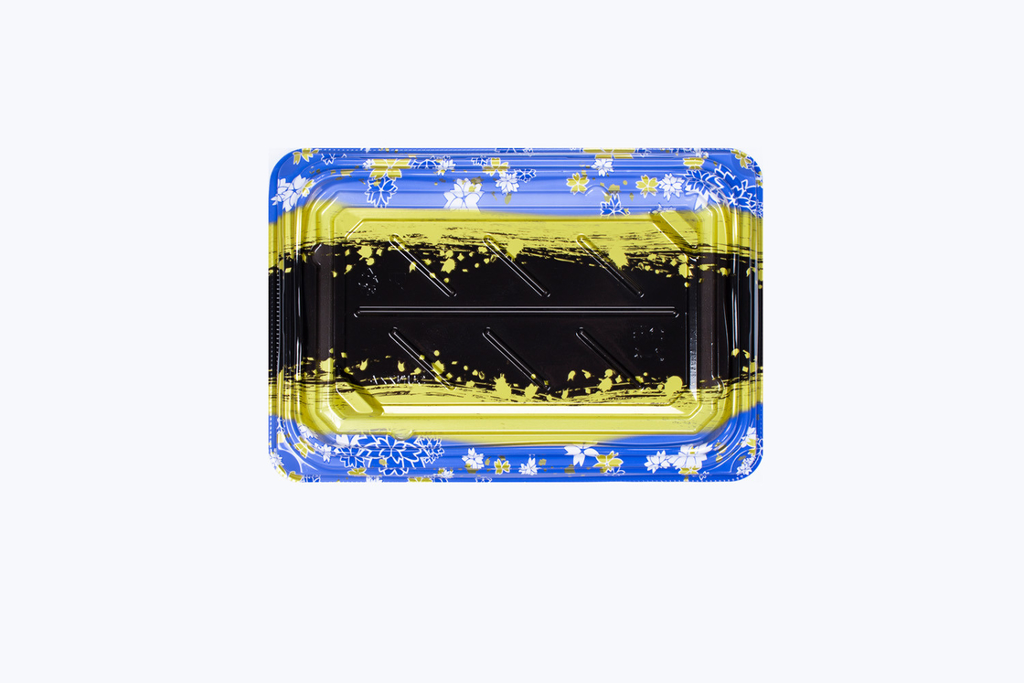 Professional Manufacturer Recyclable Plastic Food Packaging Sushi Trays for Food Container