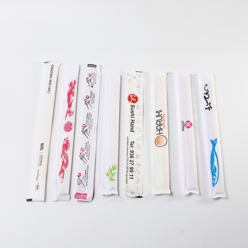Japanese restaurant sushi disposable bamboo chopsticks with paper wrap.Disposable Bamboo Chopsticks ,Eco-Friendly ,natural bamboo chopsticks
