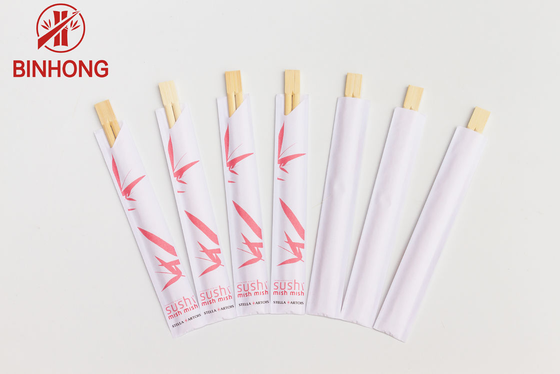 Manufacturers Custom Logo Printed Disposable Bamboo Chopsticks