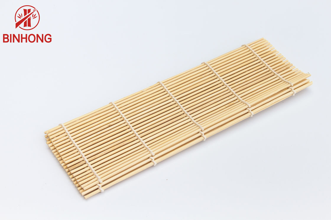 Easy Use Natural Bamboo 21cm*24cm Sushi Rolling Mat