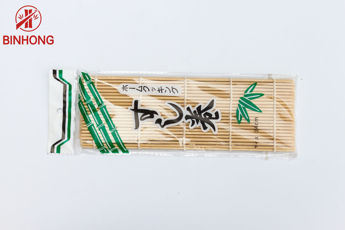 Eco Friendly Non Stick Surface 24cm Bamboo Stick Mat