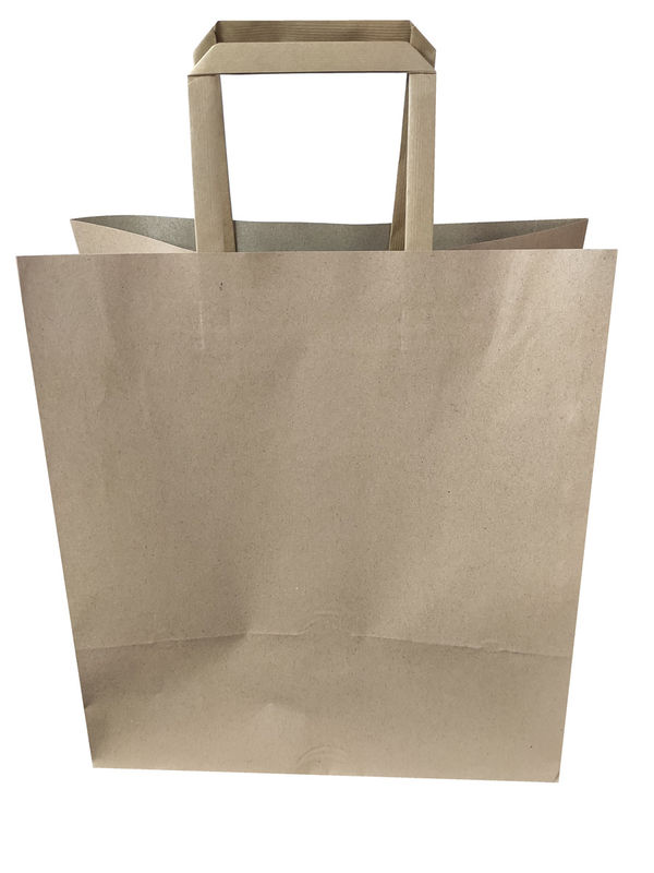 Eco Friendly 110gsm 16x6x12'' Recycled Kraft Bags