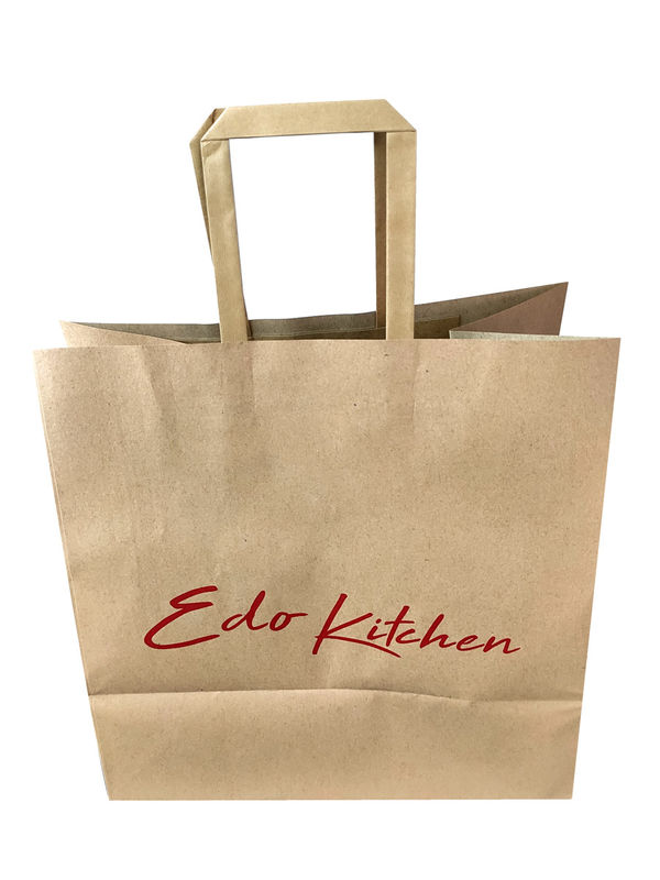 Eco Friendly 110gsm 16x6x12'' Recycled Kraft Bags