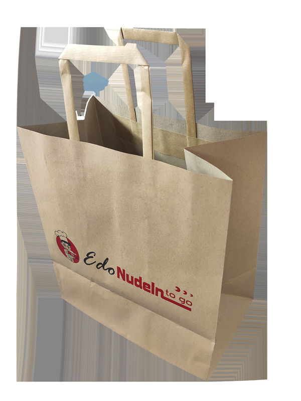 Eco Friendly 110gsm 16x6x12'' Recycled Kraft Bags