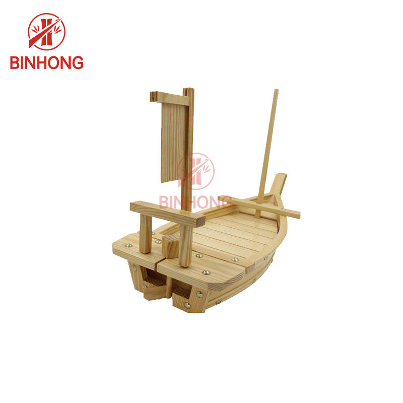 Moso Bamboo Natural Color 15'' Wooden Boat Bowl