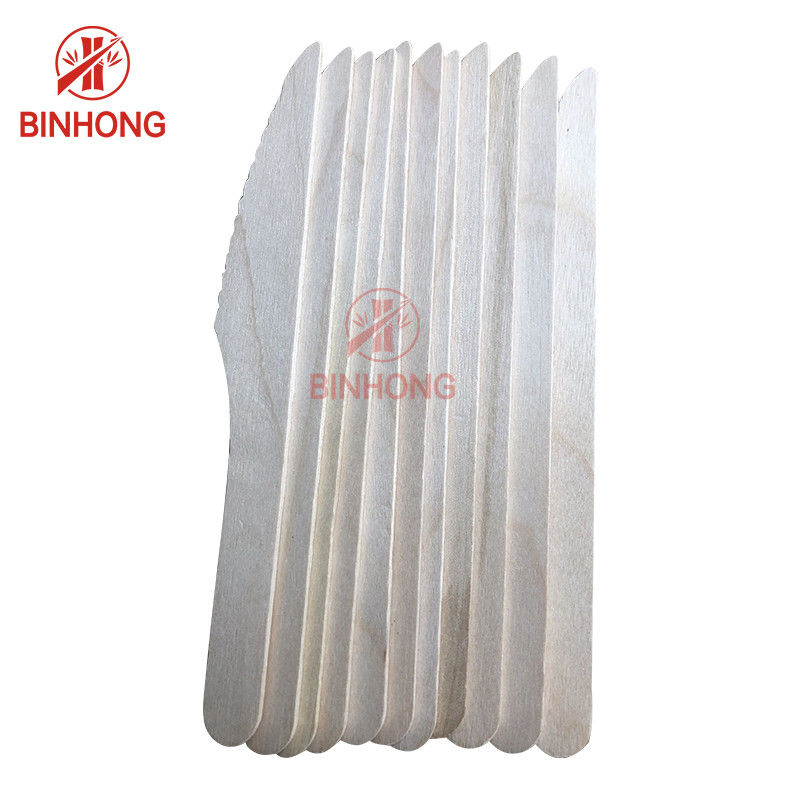 Sustainable Natural Color 11cm Disposable Wooden Cutlery
