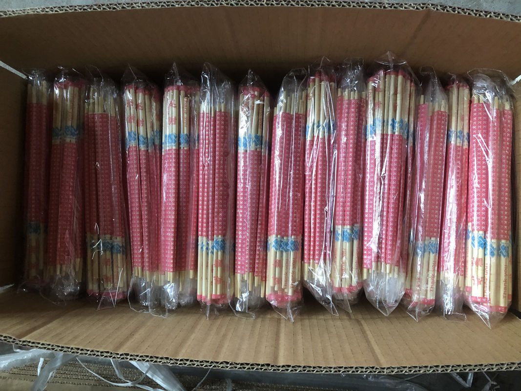 Safe 19.5cm Disposable Bamboo Chopsticks For School