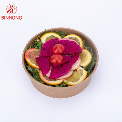 Eco Friendly Packaging 1300ml Kraft Paper Bowl