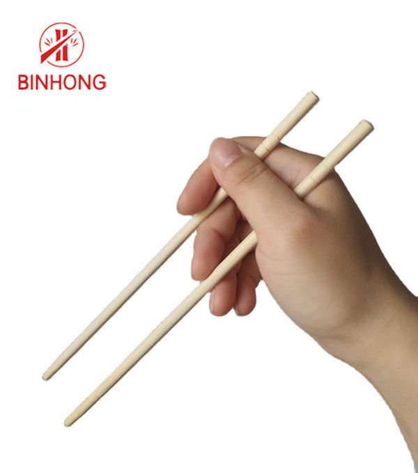 OPP Wrapped 6.0mm Round Bamboo Chopsticks For Churches