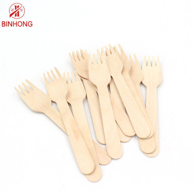 Biodegradable Birchwood 14cm Disposable Wooden Cutlery