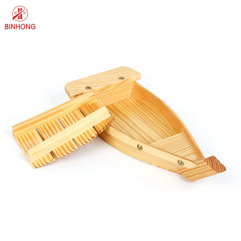 User Friendly Stocked 100cm Wooden Sushi Boat Serving Tray