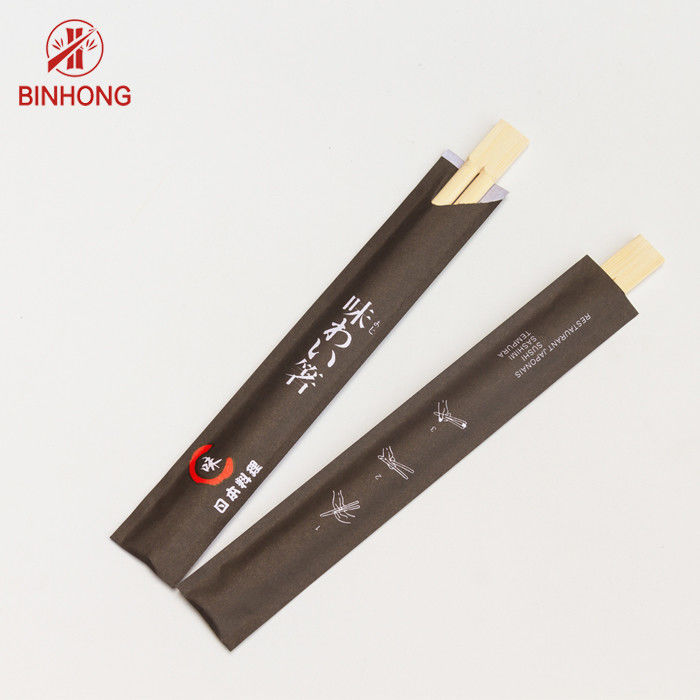 Sterile Twins Natural Bamboo Chopsticks Disposable half paper wrape pack