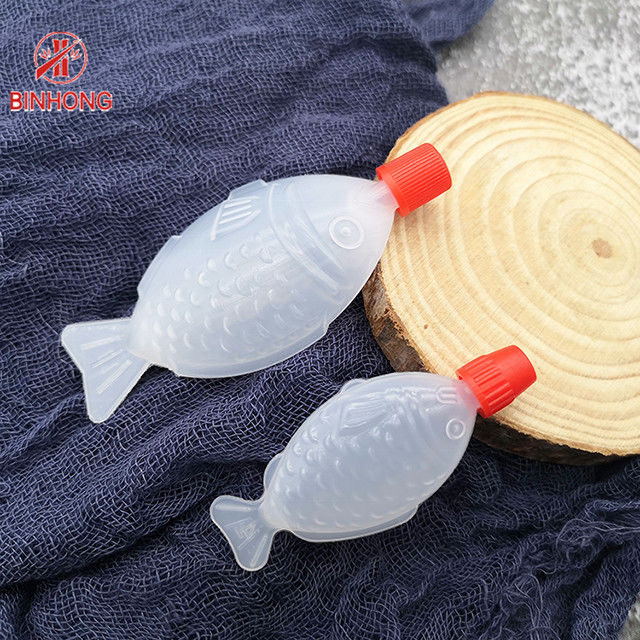 Catering Takeaway Disposable Plastic Soy Sauce Fish Bottle 1.5 2 oz