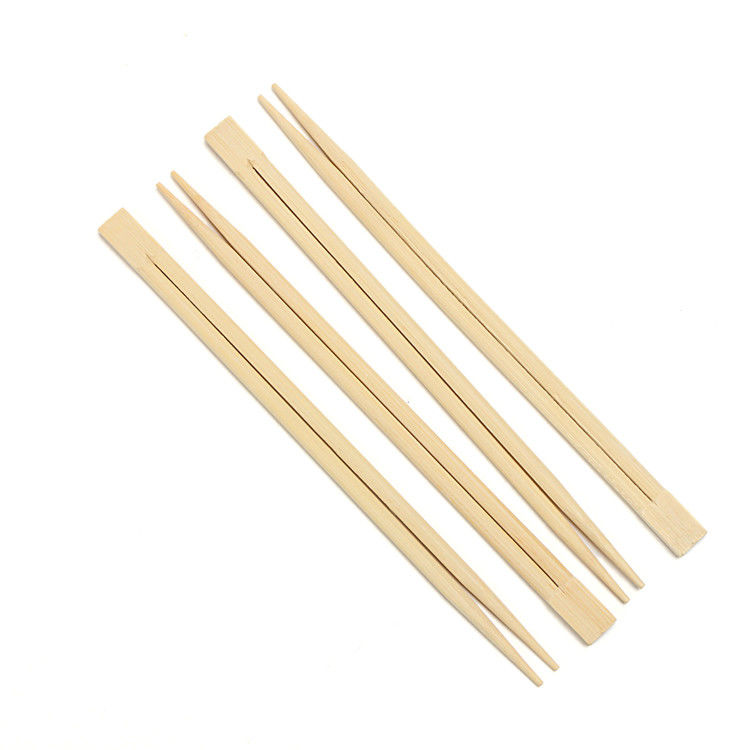 White Full Paper Cover Disposable Bamboo Chopstick Square Round Twins