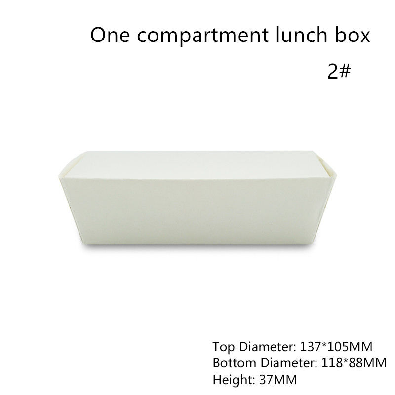 One Compartment Microwavable Disposable Bento Box Containers